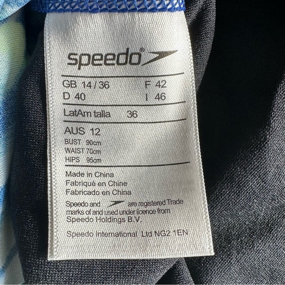 Speedo Feathers Turbo Womens One Piece Suit - Picture 6 of 7